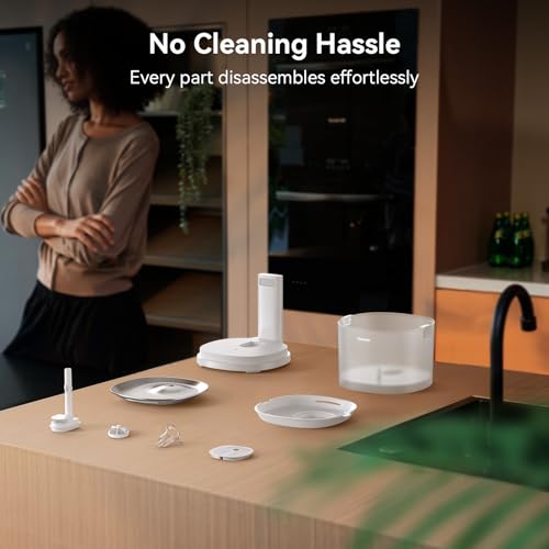 Cheerble-Pumpless-Cat-Water-Fountain-Wireless-Pet-Fountain-Battery-Operated-2L67oz-E1-Automatic-Cat-Water-Dispenser-MagDrive-Technology-Stainless-Steel-Tray-No-Cleaning-Hassle-Cordless-E1