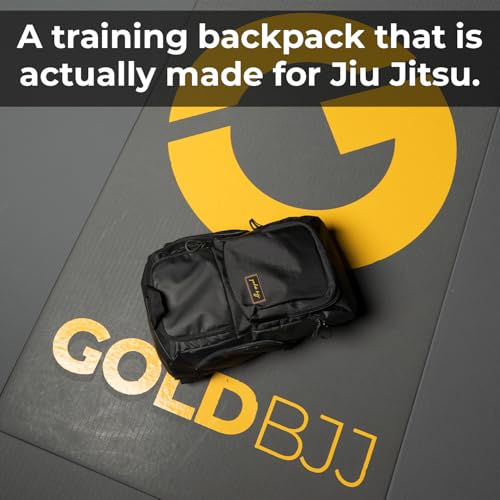 Gold BJJ Heavy Duty Gym Backpack