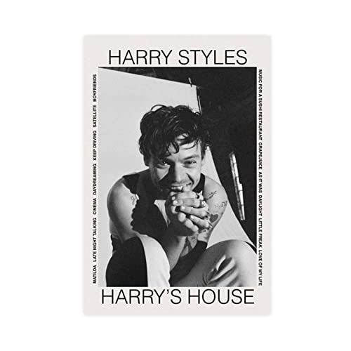 Harry Styles Poster su tela (87) Decorazione camera da letto,...