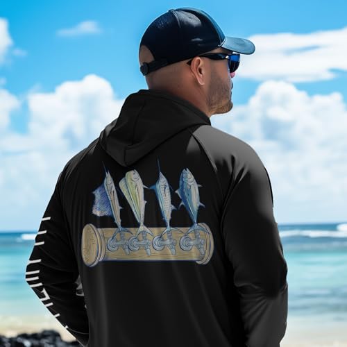 Image of Palmyth Fishing Shirts for Men Long Sleeve UPF 50+ Sun Protection Hoodie