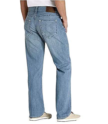 Big Star Men s Vintage Mid Rise Eastman Relaxed Straight Leg Omega Pocket Jeans (40SHORT)