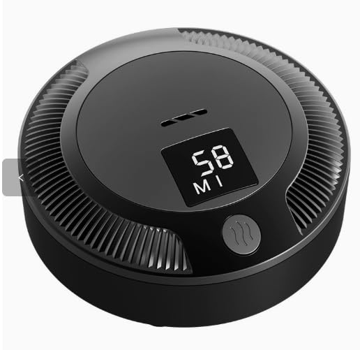 HomeBeyond Car Air Purifier Portable Filter-Free Odor Eliminator Rechagable Car Deodorizer 37dB Quiet Portable Air Purifiers for Refrigerator