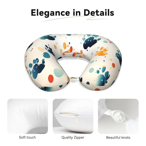 Almohada de espuma viscoelástica para viaje tamaño único miniatura 4