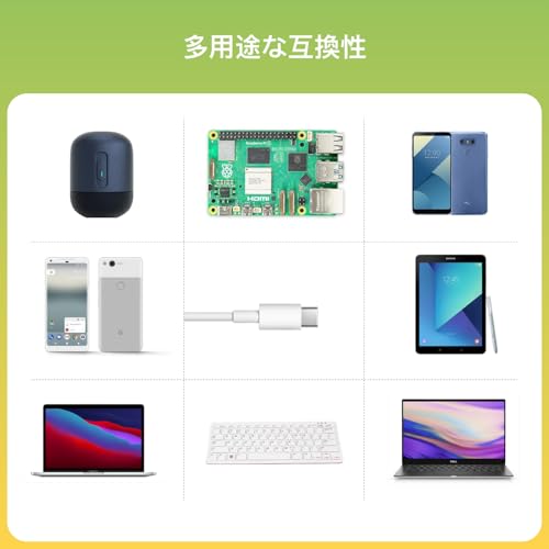 TRASKIT Raspberry Pi 5 電源 PD 27W USB-C 5.1V/5A の商品画像 7