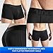 Rounderbum Men's Padded Underwear Trunks with Removable Butt Enhancing Pads - Black, Medium - Padded Tech, Body Shaping, Invisible Under Clothing, More Volume Instantly