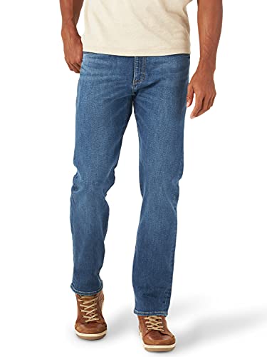 Lee Men's Extreme Motion Slim Straight Jean, Russ
