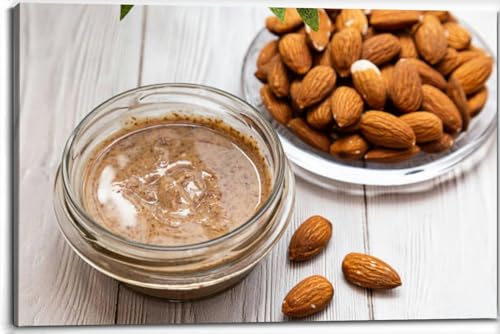 Canvas Wall Art for Living Room Bedroom A jar almond