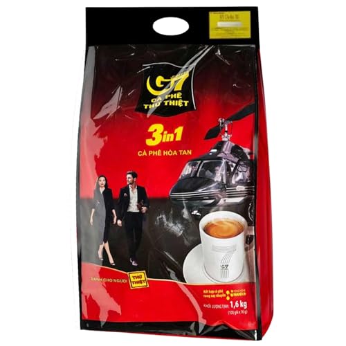 Trung Nguyen G7 3-in-1 Instant Premium Vietnamese Coffee 100 Serv...