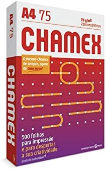 Papel A4 Chamex 210 X 297 Mm Com 500 Folhas