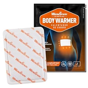 Körperwärmer mit Klebstoff - Wärmewärmer Patch Einweg Air Activated Hot Warmers - Bis zu 12 Stunden Wärme - WarmSpark (10 Packungen)
