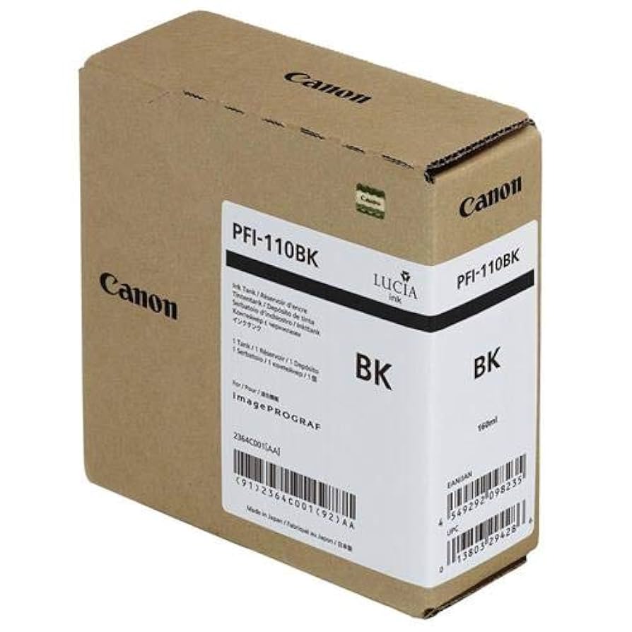 Amazon.co.jp: Canon PFI-110 BK - 160 ml - black - original