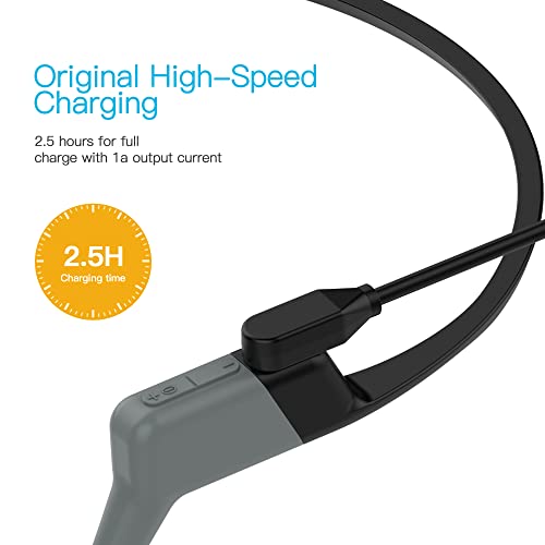 AWINNER Charger Compatible for AfterShokz Aeropex AS800 & Shokz OpenRun Pro & OpenRun Mini & OpenComm - Image 3