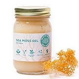 Isle of Spice Sea Moss Gel – Sustainably Grown Caribbean Sea Moss, Natural & Flavored Varieties (16 fl oz, Natural)