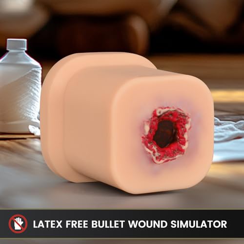 Image of SimCoach Wound Packing Trainer Kit, Stop the Bleeding Training Kit for Hemorrhage Control, Wound Dressing Training (for Education Training Use Only)