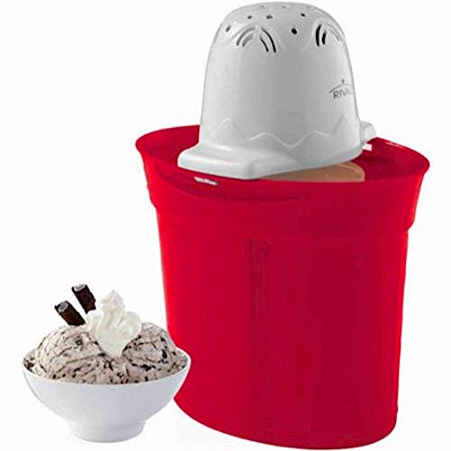 Rival Frozen Delight 4-Quart Ice Cream Maker RED