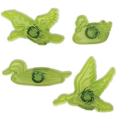 JEM Wild Duck Fondant Cutters for Cake Decorating Set of 4