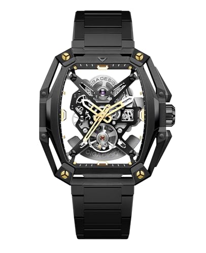 Innovativo Rotore a Forma di Ancora: Visibile attraverso il fondello, il rotore ad ancora immagazzina energia simboleggiando controllo e resilienza. Il rotore ad ancora distintivo dell’Hunter, sia funzionale che artistico, trasforma la ricarica in uno spettacolo visivo, immagazzinando energia in modo efficiente e riflettendo lo spirito pionieristico di chi lo indossa.