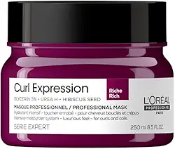 L´Oréal Professionnel Máscara de Tratamento Curl Expression Rich, Para Cabelos Crespos e Cacheados, Hidratação Intensa, Toque Sedosos e Luxuoso, Controle de Frizz, 250ml