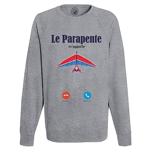 Sweat shirt homme le parapente m'appelle sport outdoor