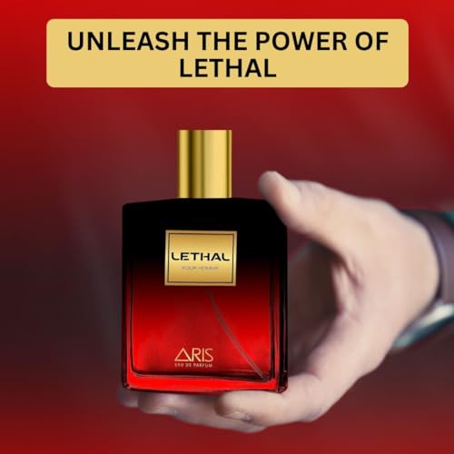 ARIS Lethal Eau de Parfum – Long-Lasting Woody and Musk Fragrance for Men – 100mL Perfume Spray with Bonus 15mL Perfume Sample (Randomly Selected)