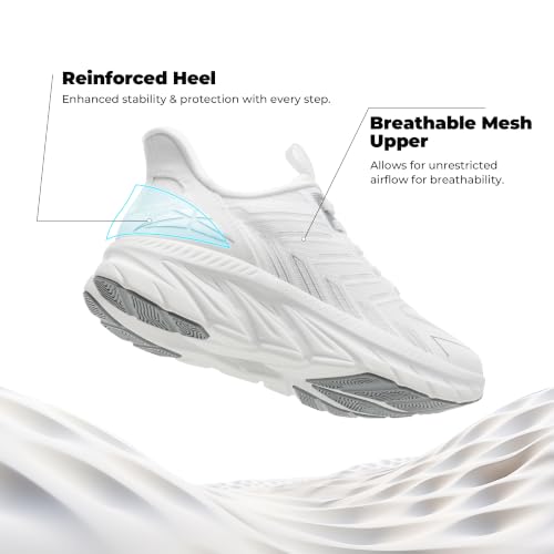 Image of ALLSWIFIT Women's Slip On Walking Shoes Running Comfortable Tennis Breathable Non Slip Athletic Gym Workout Cross Training Fashion Sneakers