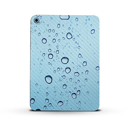 Image of MightySkins Carbon Fiber Skin Compatible with Apple iPad 10.9 inch 10th Gen (2022) Full Wrap Kit - Rainy Day | Protective, Durable Textured Carbon Fiber Finish | Easy to Apply | Made in The USA
