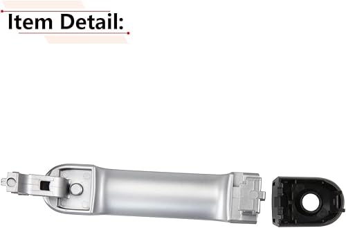 Miniatura 5 de RLB-HILON Manija de puerta exterior compatible con Nissan Versa 2007-2011 y Nissan Tiida 2007-2012 año, para 82641EL12A N1310130, manija de puerta