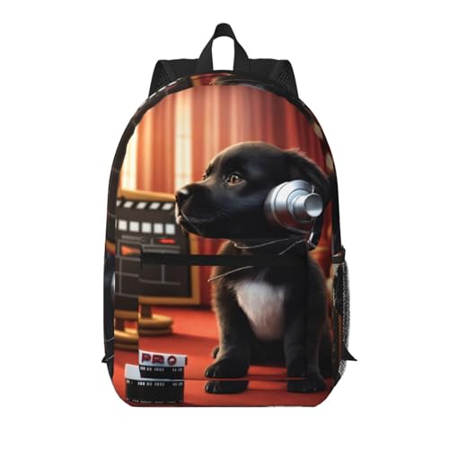 Sac à dos école EdWal léger noir avec poche pour soulager le dos