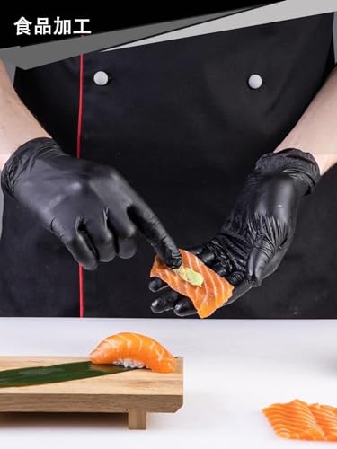 Guantes de nitrilo NEOTRIL negros para un uso cómodo y seguro en la cocina o tareas de limpieza 3