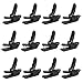Hbaebdoo 100Pcs Tent Awning Canopy Tarp Canvas Clip Snap Gripper Trap Tighten Tool Outdoor Camp Kit