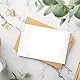 50x Briefpapier DIN A4 beidseitig bedruckt - Blanko Briefpapier Set zum Beschriften und Bedrucken für Hochzeit, Geburtstag, Einladungen (A4, Herzen)