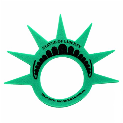Statue of Liberty Crown Adult Foam Hat Costume Visor (MADE in USA) for New York City Theme Parties