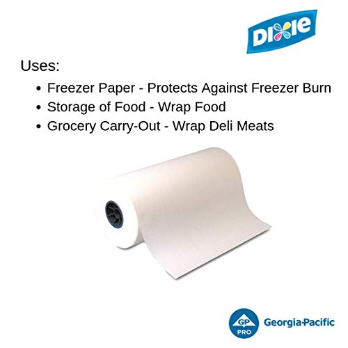 Dixie 15" W X 1,100' L, Freshgard Freezer Paper Sheets By Gp Pro (Georgia-Pacific), White, Fg15, (Case Of 1 Roll) #TOP2