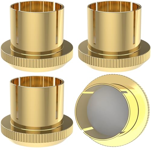 Set di 10 cappucci antirumore RCA placcati in oro - Leroy Merlin