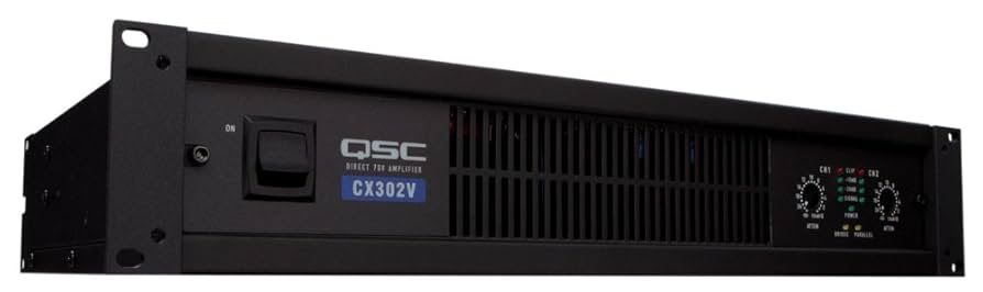 CX302V QSC パワーアンプ DIRECT 70V AMPLIFIER Amazon.com: QSC CX302V 2-channel 300W 70V Power Amplifier