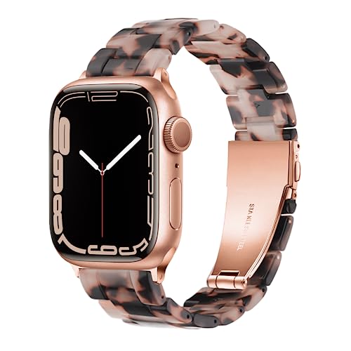 Image of Light House Apple Watch Bands-Fashion Lightweight Resin iWatch Bands for Women Men 38mm /40mm /41mm /42mm(Series 11 10), 49mm /46mm /45mm /44mm /42mm(S 3 2 1), Compatible with Apple Watch Series 11 SE 10 9 8 7 6 5 4 3 Ultra