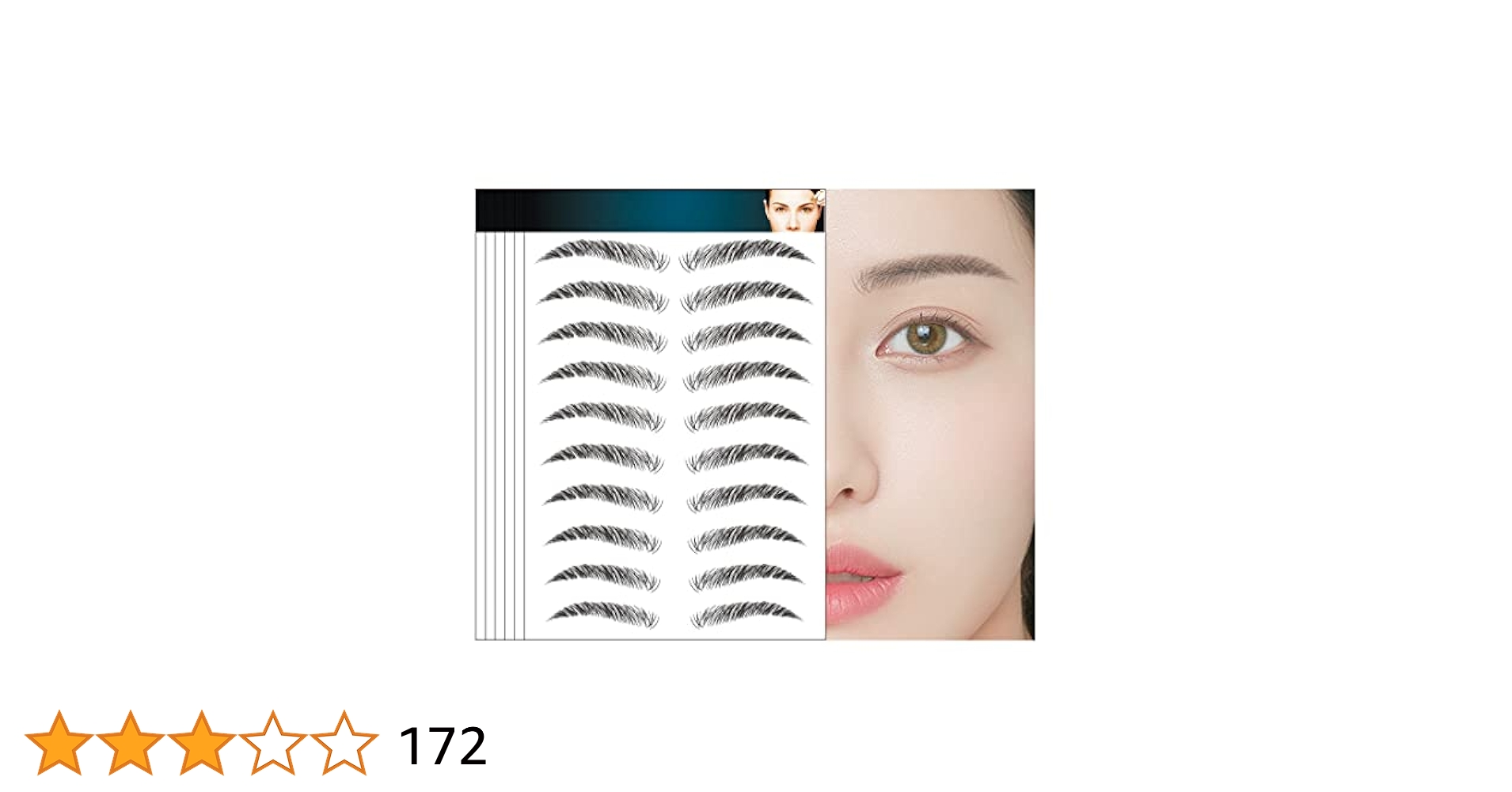 ハナまゆげ Amazon | HIYE 60ペア 6d眉毛 眉 ティント 眉毛 シール