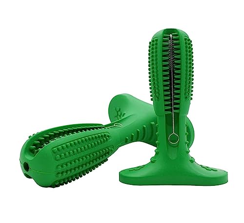 Kanine Care Dog Toothbrush - Durable Natural Rubber Chew Toy for Teeth Cleaning, Promotes Dental...
