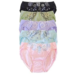 Visee Women’s Cotton Blend Panties Set, Cotton Blend, Set of 5, Set of 4, S, M, L, LL, 3L, 4L, 5L, Women’s