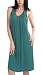 MiYang Women's V-Neck Hot Drilling Wrinkle Long Beach Dress
