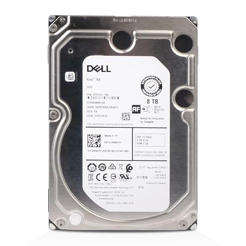Image of Dell /Seagate Exos 7E8 ST8000NM0185 8TB 7.2K RPM SAS 12Gb /s 512e 256MB 3.5in Enterprise HDD