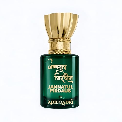 Image of Adilqadri Jannatul Firdaus Attar Men & Women 5.5ml | Non-Alcoholic Roll-On Perfume | Herbal Notes with Woody-Musky Base | Long-Lasting Fragrance
