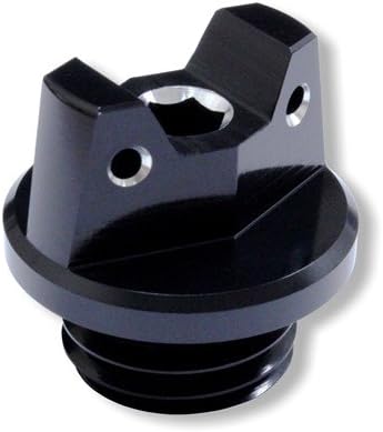 Oil Fill Cap Plug (BLACK) for Kawasaki KX250 (1980-2004)