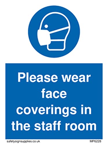 Please Wear Face Coverings In The Staff Room Sign – BigaMart
