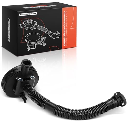 Frankberg Crankcase Oil Breather Cylinder Head with Hose Compatible with Polo 6C1 6R1 Polo 9A 9N Cordoba 6L2 Ibiza IV ST 6J8 6P8 Fabia II 542 Replace# 03C103201K