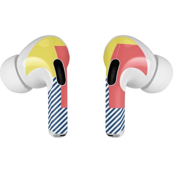 Skinit Decal Audio Skin Compatible with Apple AirPods Pro (2rd Gen, 2022) - Skinit Originally Designed Color Blocks Design