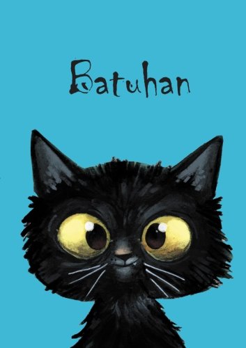 Batuhan: Batuhan - Katzen - Malbuch / Notizbuch / Tagebuch: A5 - blanko (German Edition)