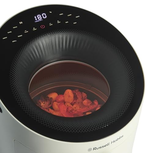 Russell Hobbs Heißluftfritteuse 5L [10 Programme|mit Sichtfenster] AirFryer (Fritteuse ohne Öl, Frittieren, Grillen, Braten, Backen… – Ansicht 3