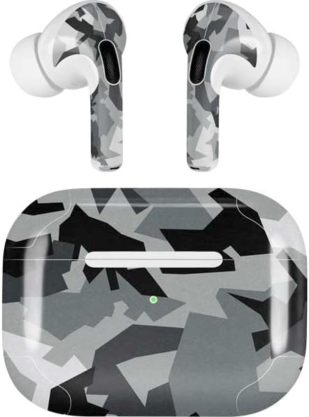 Skinit Decal Audio Skin Compatible with Apple AirPods Pro - Urban Camouflage Black Design