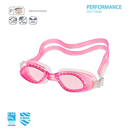Speedo Legend, Máscara De Natação Adulto Unissex, Rosa (Pink), Único
